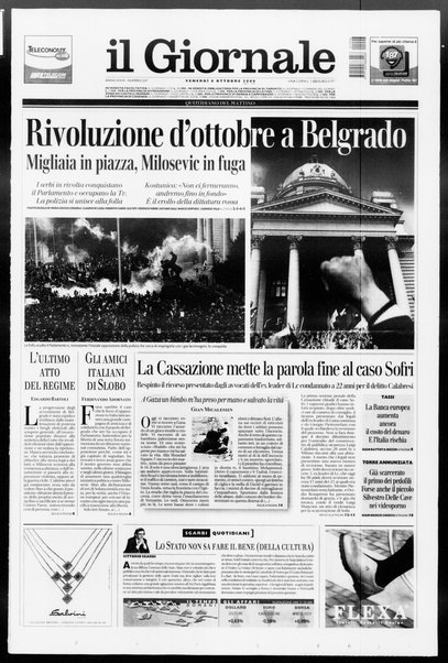 Il giornale : quotidiano del mattino